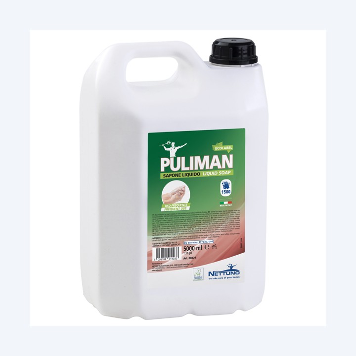 Sapone liquido Puliman Ecolabel 5 L Nettuno | Ecotempo