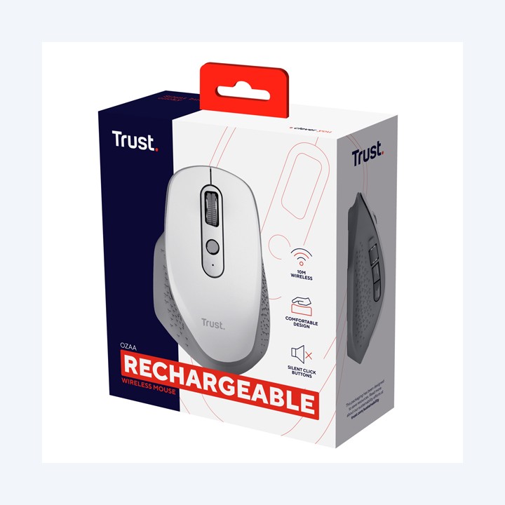 Mouse wireless ricaricabile OZAA Trust | Ecotempo