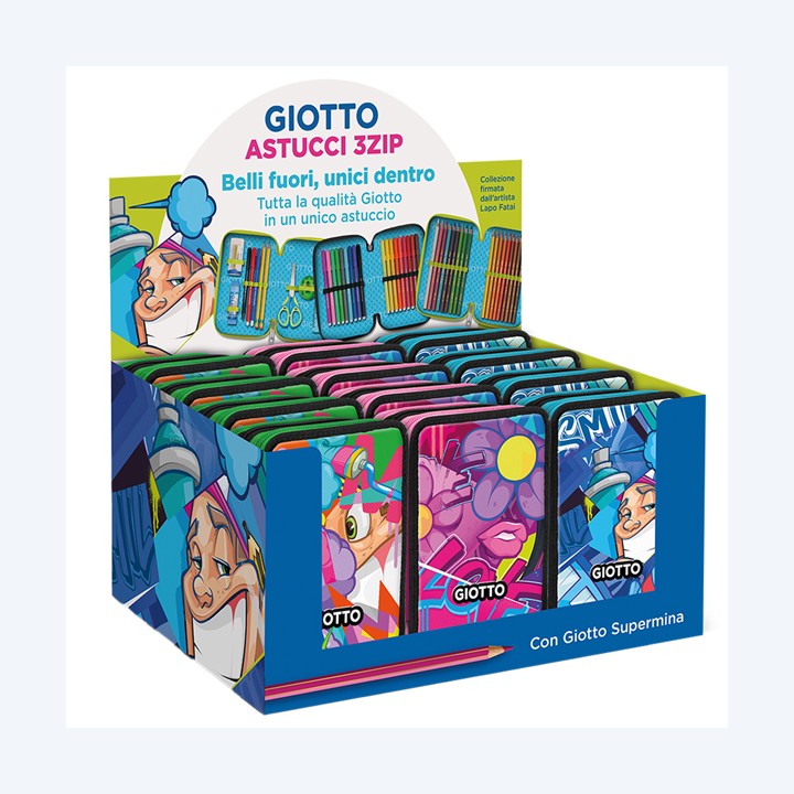 Astuccio 3 zip Young Street collection — 99767 | Ecotempo