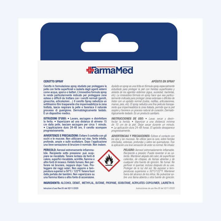 Cerotto Spray 40 ml FarmaMed | Ecotempo