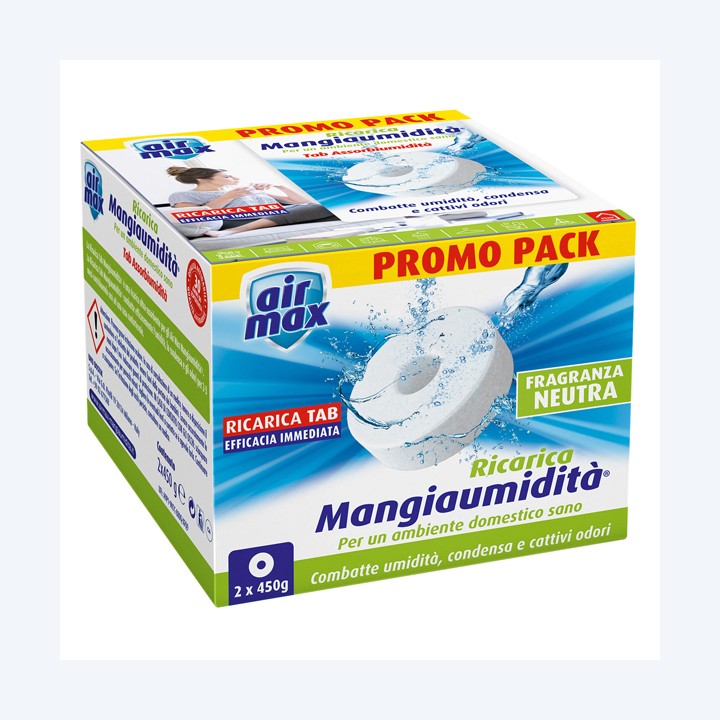 Ricarica tab Mangiaumidità neutra 2 x — 99993 | Ecotempo
