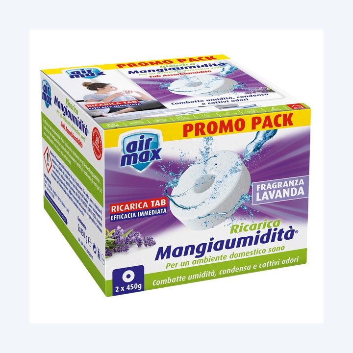Ricarica tab Mangiaumidità lavanda 2 x — 99994 | Ecotempo