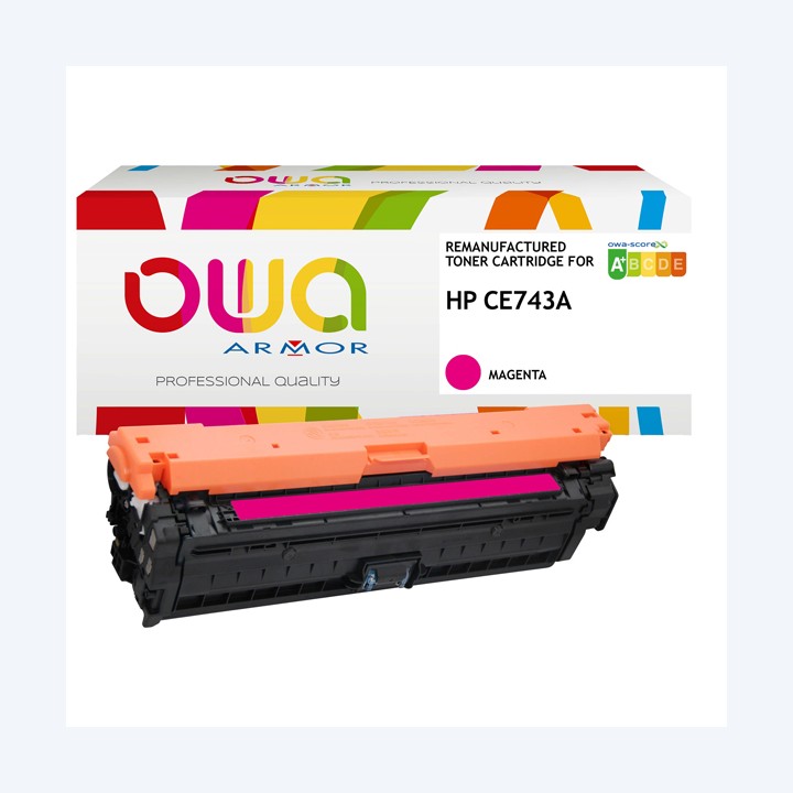 Armor Toner Compatibile per Hp CE743A Magenta 7.300 pag | Ecotempo
