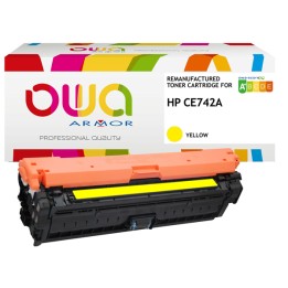 Armor Toner Compatibile per Hp CE742A Giallo 7.300 pag | Ecotempo