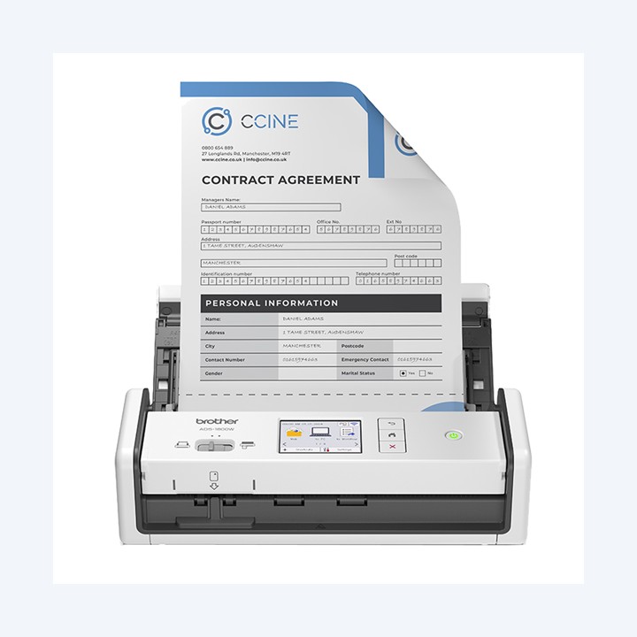 Brother Scanner Desktop ADS1800W | Ecotempo