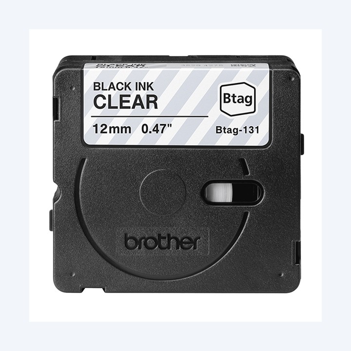 Brother Nastro adesivo Nero/Trasparente — BROBTAG131 | Ecotempo