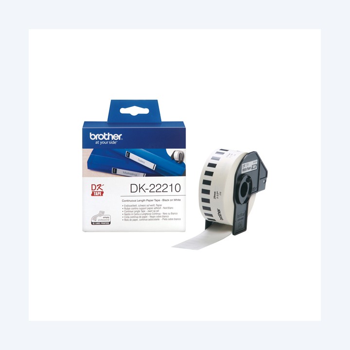Brother Rotolo etichetta continua carta — BRODK22210 | Ecotempo