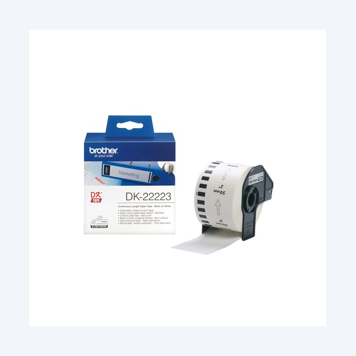 Brother Rotolo etichetta continua carta — BRODK22223 | Ecotempo