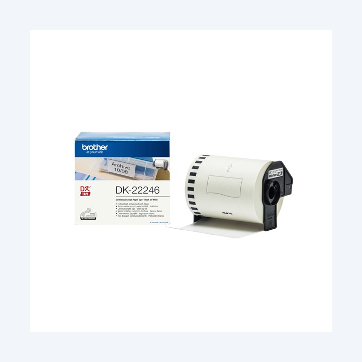 Brother Rotolo etichetta continua carta — BRODK22246 | Ecotempo