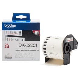 Brother Rotolo etichetta continua carta — BRODK22251 | Ecotempo