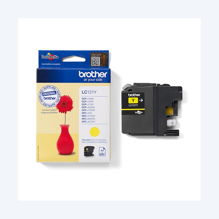Brother Cartuccia Giallo LC121Y 300 pag | Ecotempo