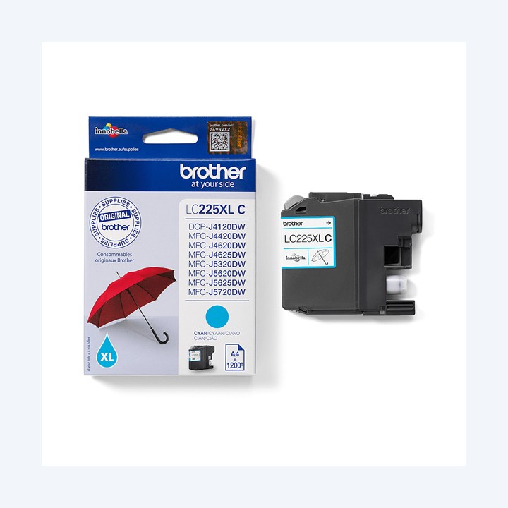 Brother Cartuccia Ciano LC225XLC 1200 pag | Ecotempo