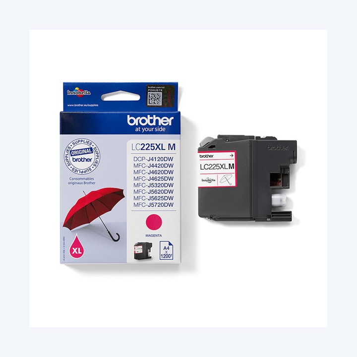 Brother Cartuccia Magenta LC225XLM 1200 pag | Ecotempo
