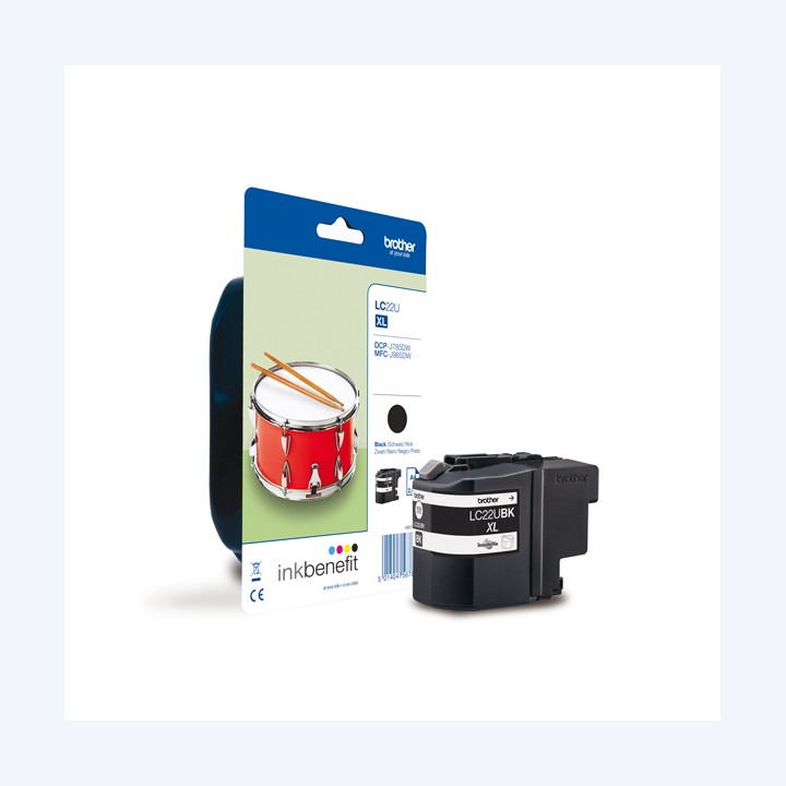 Brother Cartuccia Nero LC22EBK 2400 pag | Ecotempo