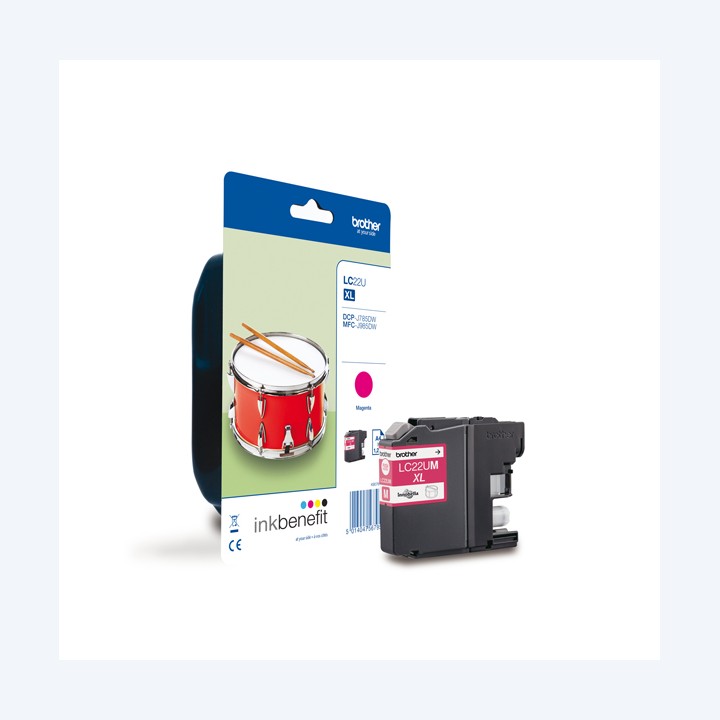 Brother Cartuccia Magenta LC22EM 1200 pag | Ecotempo