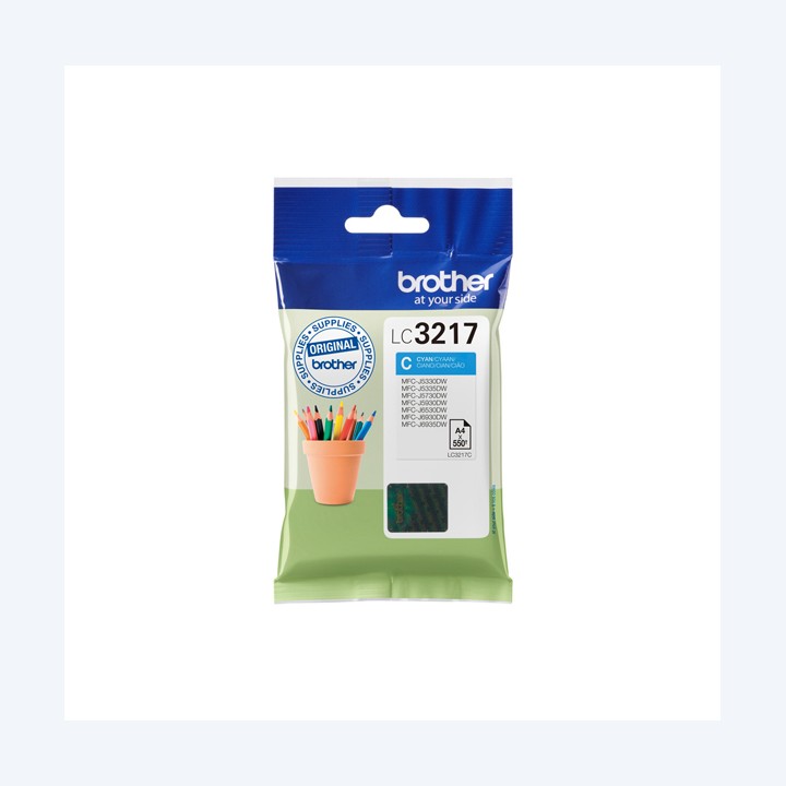 Brother Cartuccia Ciano LC3217C 550 pag | Ecotempo