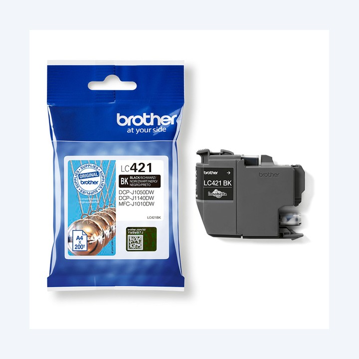 Brother Cartuccia Ink Nero LC421BK 200 pag | Ecotempo
