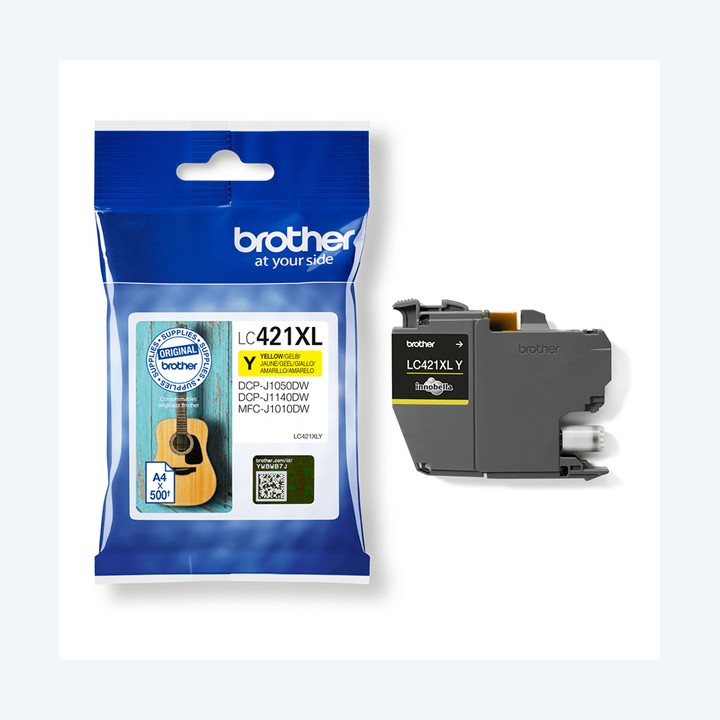 Brother Cartuccia Ink Giallo LC421XLY 500 pag | Ecotempo