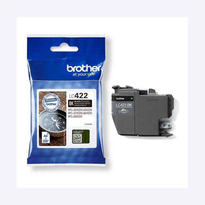 Brother Cartuccia Nero LC422BK 550 pag | Ecotempo