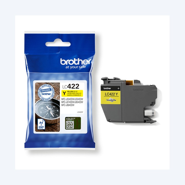Brother Cartuccia Giallo LC422Y 550 pag | Ecotempo