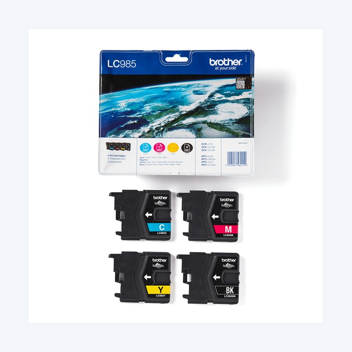 Brother Cartuccia C/M/Y/K LC980VP — BROLC985VP | Ecotempo