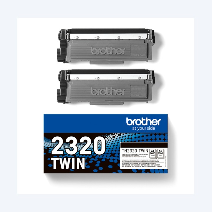 Brother Bundle di 2 Toner Nero TN2320TWIN 2.600 pag | Ecotempo