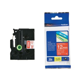 Brother Nastro Bianco/Rosso TZE435 12mm x 8mt | Ecotempo