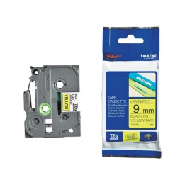 Brother Nastro Nero/Giallo TZE621 9mm x 8mt | Ecotempo
