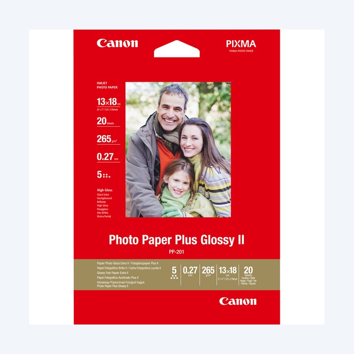 Canon Carta fotografia lucida PP-201 II — CAN2311B018 | Ecotempo