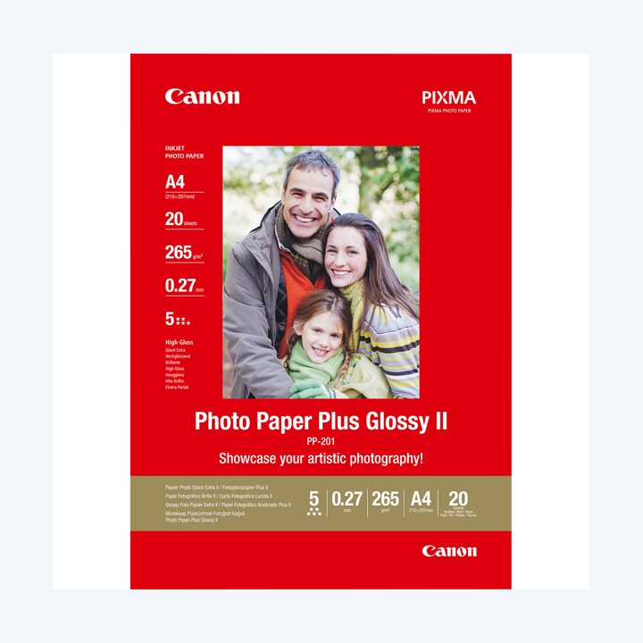 Canon Carta fotografica Plus Glossy II — CAN2311B019 | Ecotempo