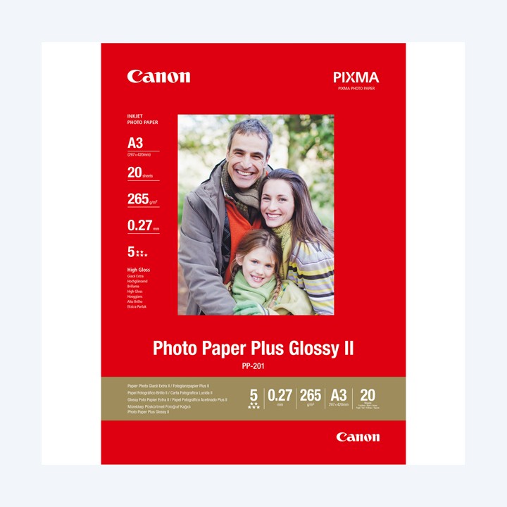 Canon Carta fotografica Plus Glossy II — CAN2311B020 | Ecotempo