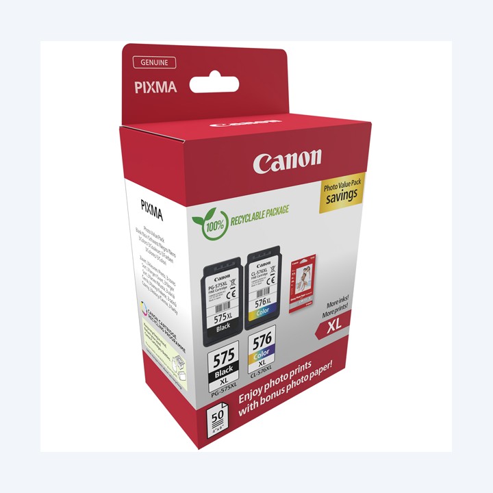 Canon Cartuccia Ink PG-575XL /CL-576XL — CAN5437C006 | Ecotempo