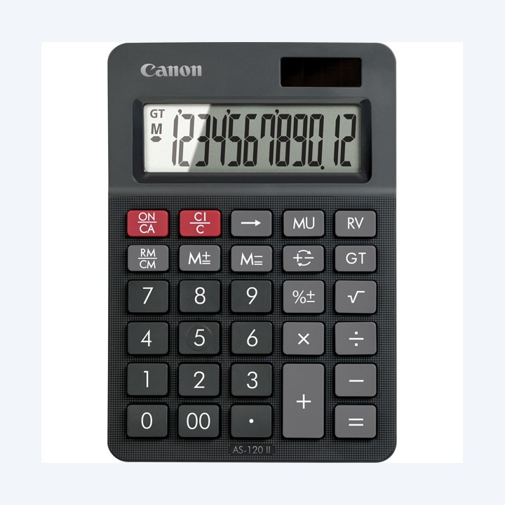 Calcolatrice visiva AS-120 da tavolo grigio Canon | Ecotempo