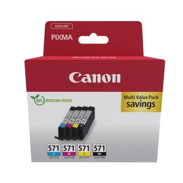 Canon Cartuccia ink Multipack BK/C/M/Y CL-571 0386C009 | Ecotempo