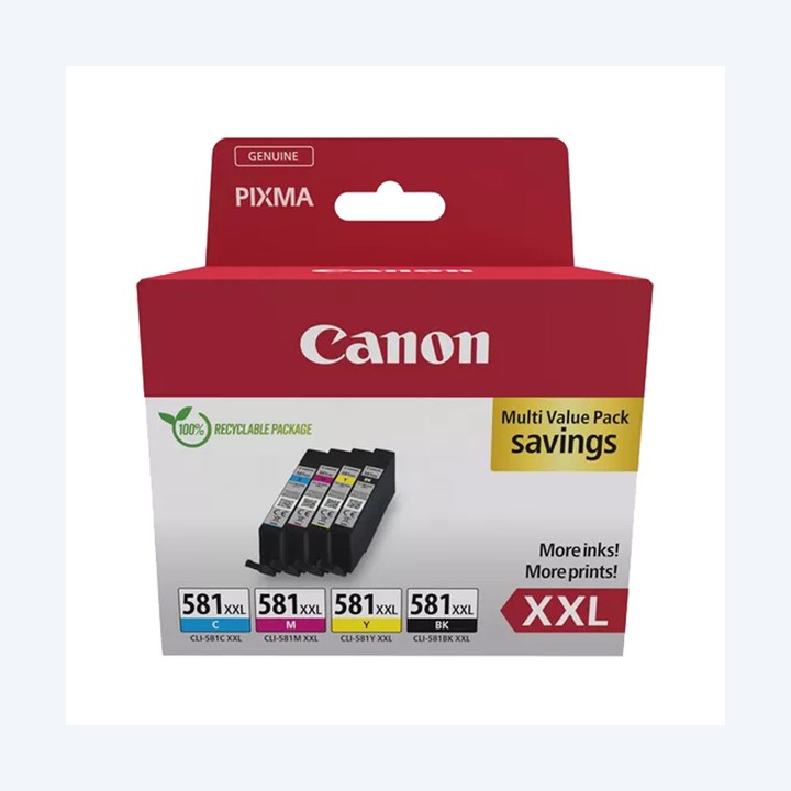 Canon Cartuccia ink Multipack BK/C/M/Y — CANCLI581XXLMU | Ecotempo