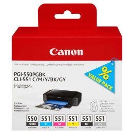 Canon Cartucce ink C/M/Y/K/GR 6496B005 | Ecotempo
