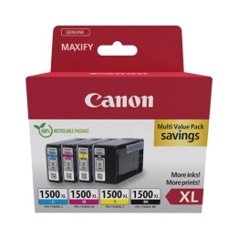 Canon Cartuccia ink BK/C/M/Y- PGI-1500XL 9182B010 | Ecotempo