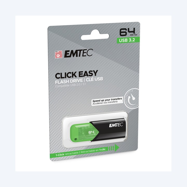 Emtec Memoria USB B110 USB 3.2 — EMTD64GB113 | Ecotempo