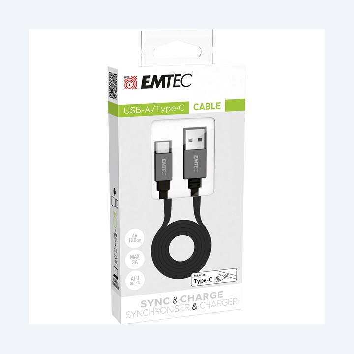 Emtec Cavo USB-A to type C T700 ECCHAT700TC | Ecotempo