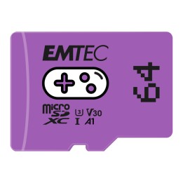 Emtec mSD Gaming UHS-I U3 V30 A1 Viola — EMTSDM64GXCU3G | Ecotempo