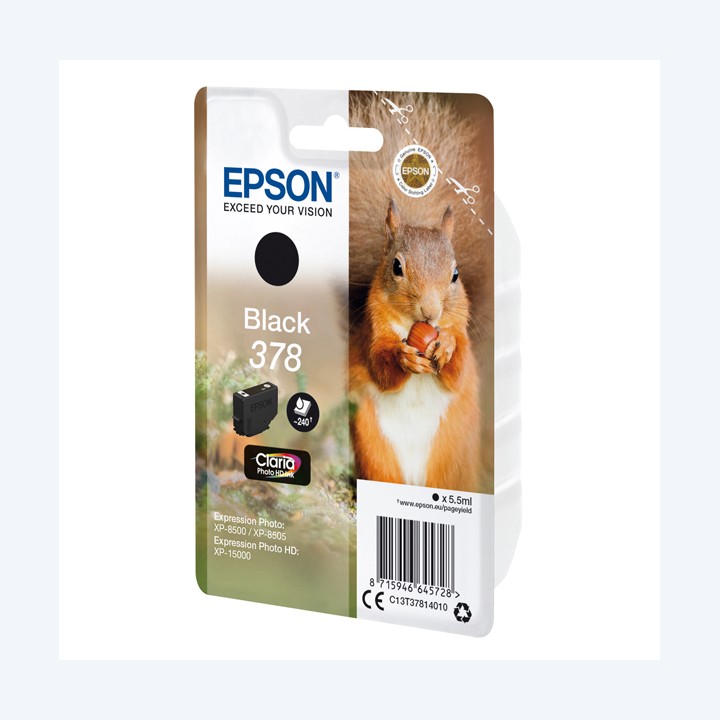 Epson Cartuccia ink 378 Nero C13T37814010 240 pag | Ecotempo