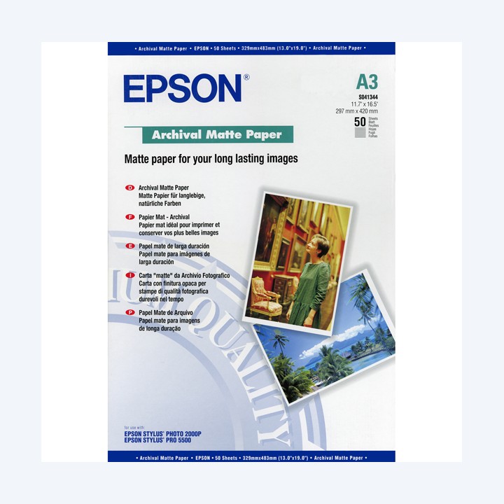 Epson Carta "matte" da archivio fotografico C13S041344 | Ecotempo