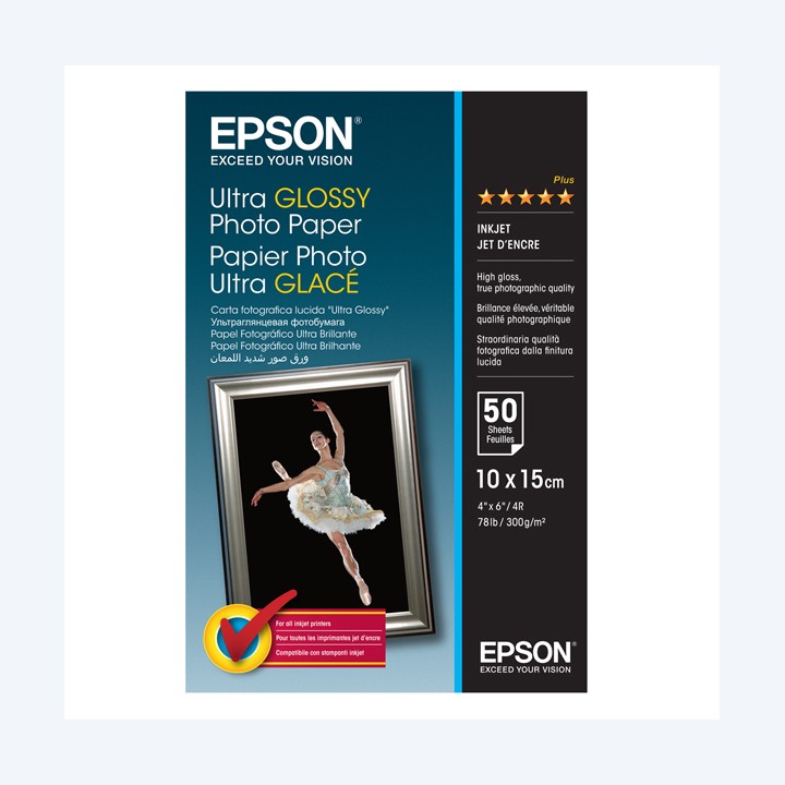 Epson Ultra Glossy Photo Paper 10 x 15 — EPSS041943 | Ecotempo