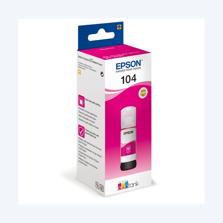Epson Tanica 104 Magenta C13T00P340 65ml | Ecotempo