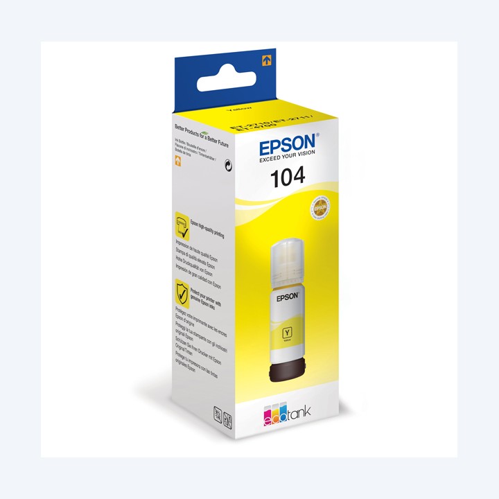 Epson Tanica 104 Giallo C13T00P440 65ml | Ecotempo