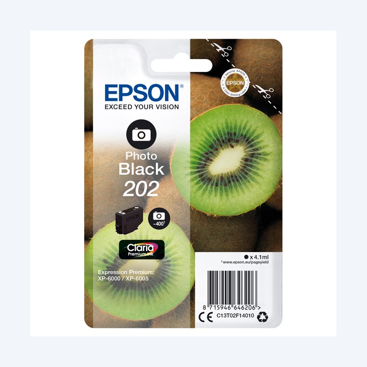 Epson Cartuccia ink 202 Nero Photo C13T02F14010 4,1ml | Ecotempo