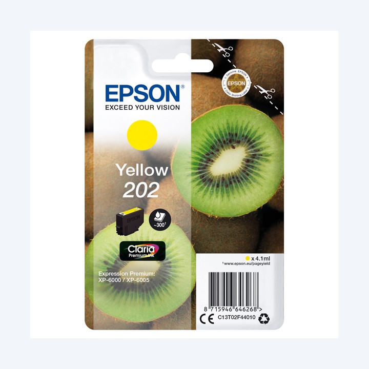 Epson Cartuccia ink 202 Giallo C13T02F44010 4,1ml | Ecotempo