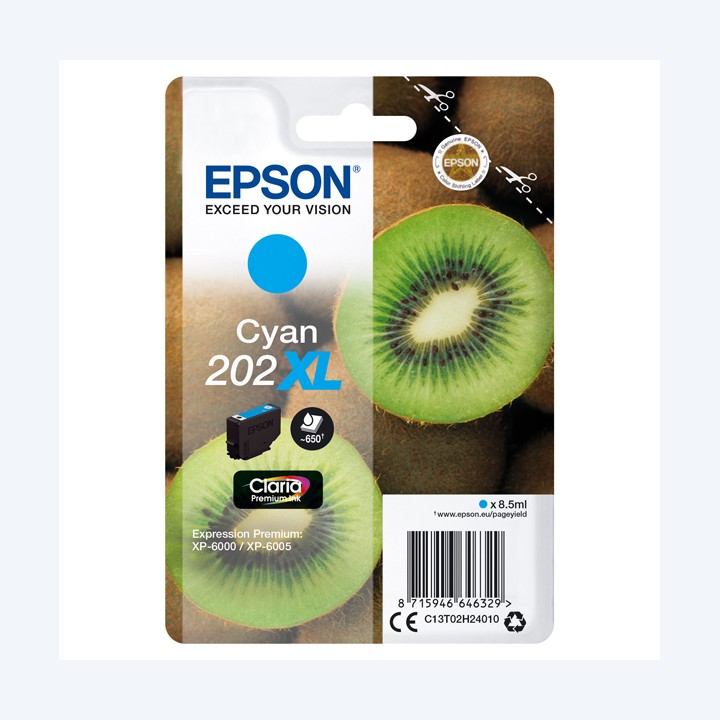 Epson Cartuccia ink 202XL Ciano C13T02H24010 8,5ml | Ecotempo