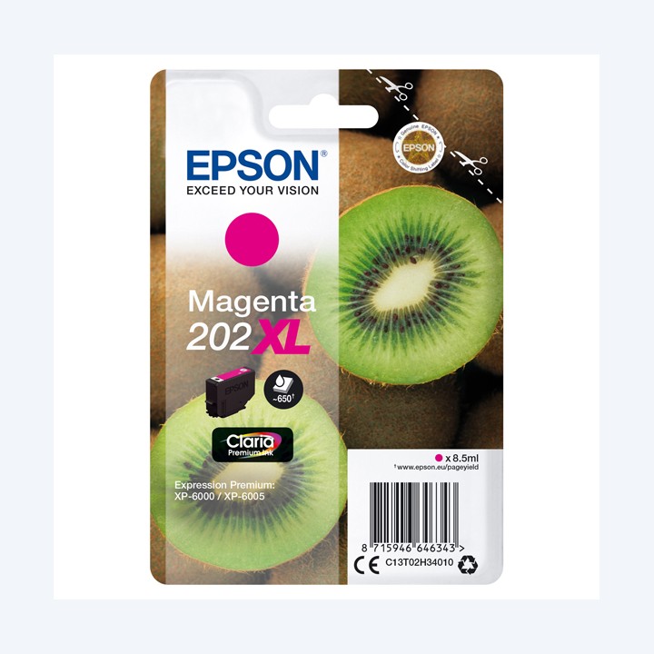 Epson Cartuccia ink 202XL Magenta C13T02H34010 8,5ml | Ecotempo
