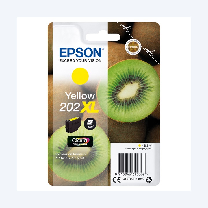 Epson Cartuccia ink 202XL Giallo C13T02H44010 8,5ml | Ecotempo